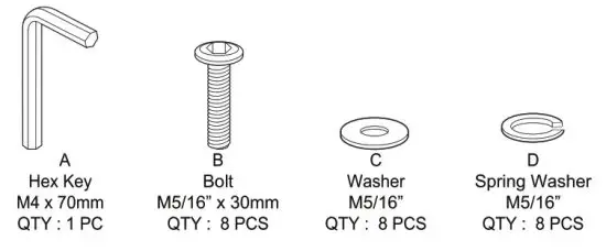 COSTWAY HV10009 3-Seater Sofa Bed - HEX