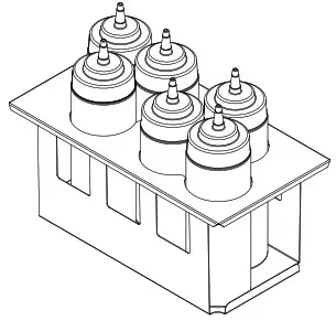SERVER 86831 Squeeze Bottles with Holder - SQUEEZE BOTTLE HOLDERS 5