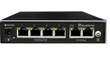 levelone FEP-0631 PoE Switch FIG 6