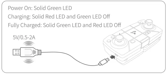 SNAPTAIN SP500 4 Axis GPS Drone - charge