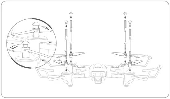 SNAPTAIN SP500 4 Axis GPS Drone - fig9