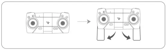 SNAPTAIN SP500 4 Axis GPS Drone - remote
