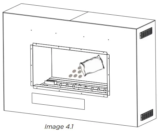 THE OUTDOOR GREATROOM COMPANY RSTL & RLFP Ready to Finish Outdoor Fireplace - FIGURE 13