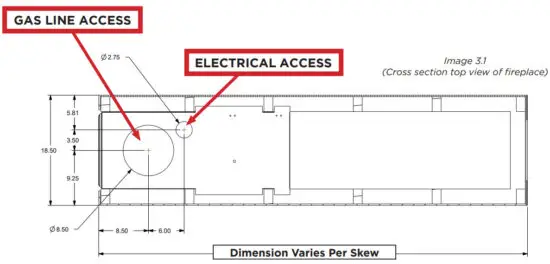 THE OUTDOOR GREATROOM COMPANY RSTL & RLFP Ready to Finish Outdoor Fireplace - FIGURE 7