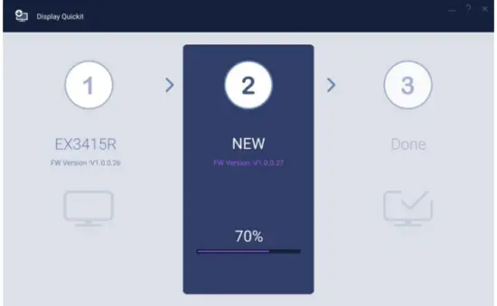 BenQ EX2710Q Mobiuz Gaming 1ms IPS 27 Inch QHD 165Hz LCD Monito - bar is displayed