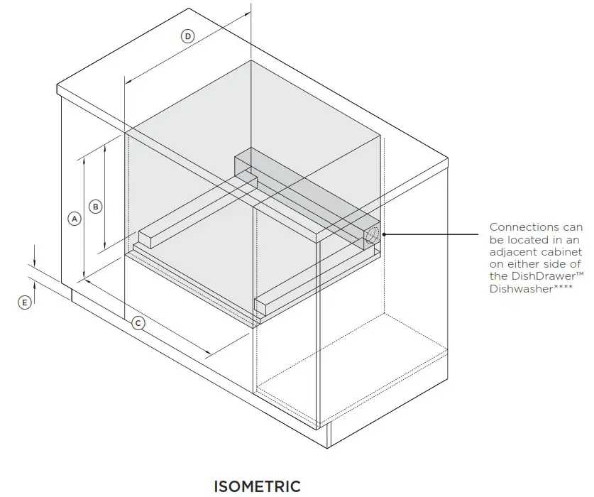 FISHER PAYKEL DD60STX6I1 Single Dishdrawer - ASSISTED OPENING INSTALL