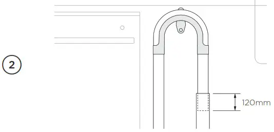 FISHER PAYKEL DD60STX6I1 Single Dishdrawer - FISHER PAYKEL DD60STX6I1 Single Dishdrawer - PLUMBING AND ELECTRICAL CONNECTION 2
