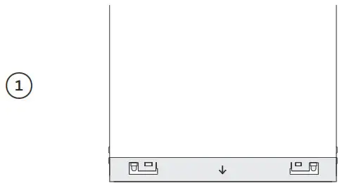FISHER PAYKEL DD60STX6I1 Single Dishdrawer - FIT THE TRIM BRACKET 1