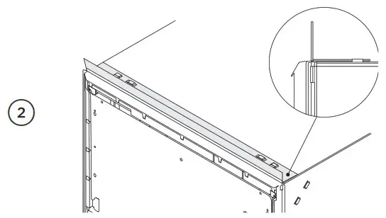 FISHER PAYKEL DD60STX6I1 Single Dishdrawer - FIT THE TRIM BRACKET 2