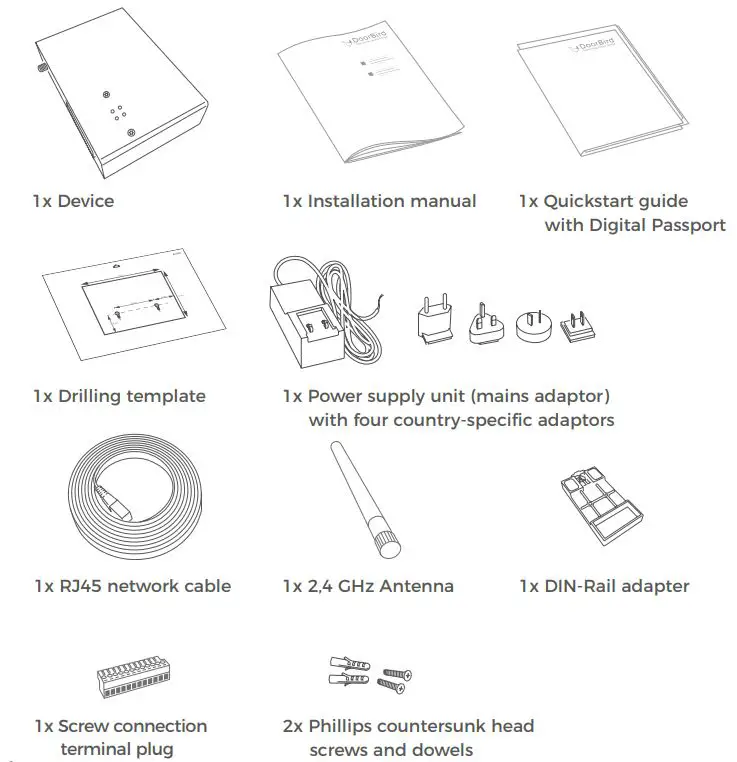 DoorBird A1081 Multi IP I-O Door Controller 1