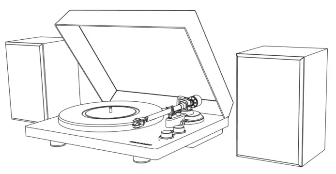 CROSLEY C62B Belt Drive 2 Speed Vinyl Bluetooth Turntable
