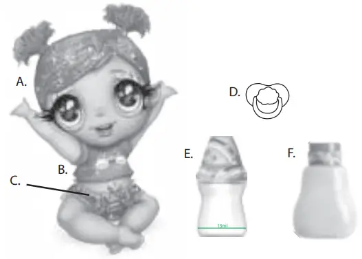 GLITTER BABYZ 574835 Solana Sunburst Baby Doll -