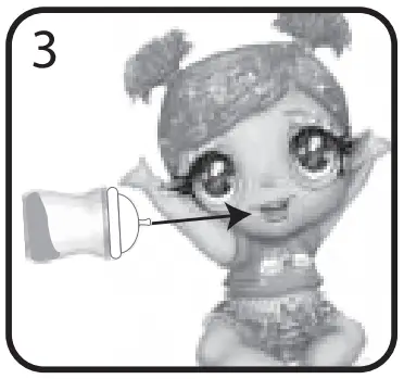 GLITTER BABYZ 574835 Solana Sunburst Baby Doll - FEEDING YOUR DOLL