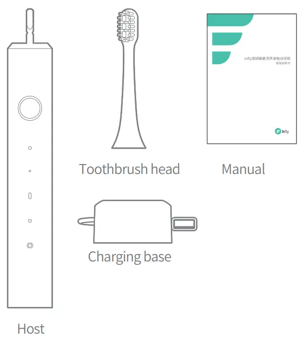 Infly T20030SIN Grace maglev sonic electric toothbrush -