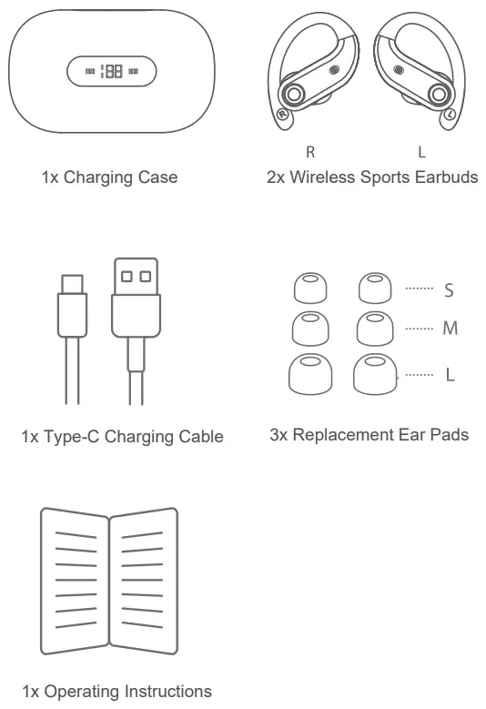 intezze MOVE2 True Wireless Sports Earbuds - 1