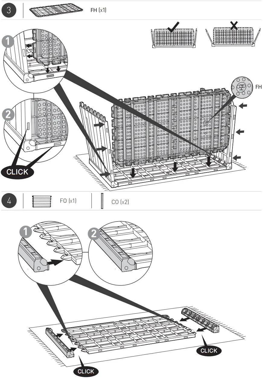 KETER 870L Storage Box Instruction - ASSEMBLY PARTS 2