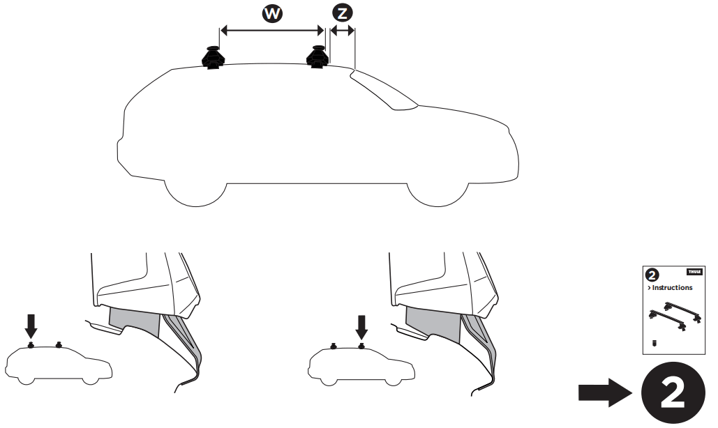 THULE Kit 145308 Roof Racks - 8
