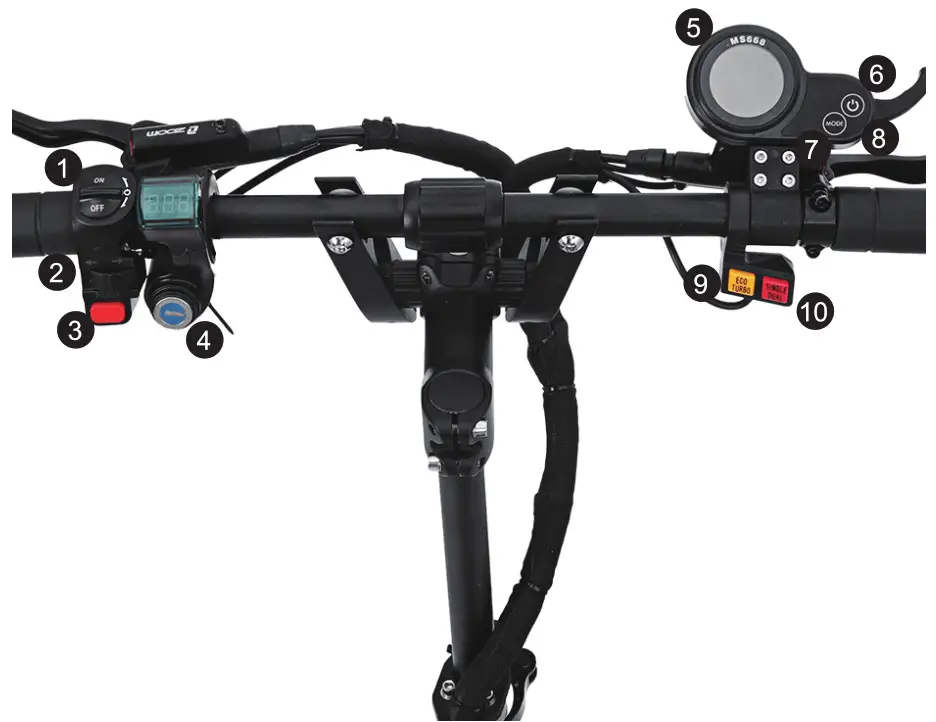 LAOTIE Electric Scooter -main part