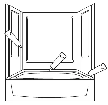 KOHLER 71171120-0 Ensemble Vikrell Right-Hand Drain Rectangular Skirted Bathtub fig 22