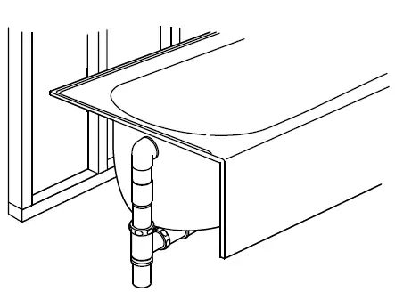 KOHLER 71171120-0 Ensemble Vikrell Right-Hand Drain Rectangular Skirted Bathtub fig 4
