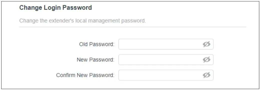 tp-link TL-WPA7517 AV1000 Gigabit Powerline ac Wi-Fi Extender User Guide - Change Login Password