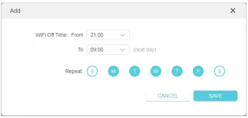 tp-link TL-WPA7517 AV1000 Gigabit Powerline ac Wi-Fi Extender User Guide - Click Add to add an entry
