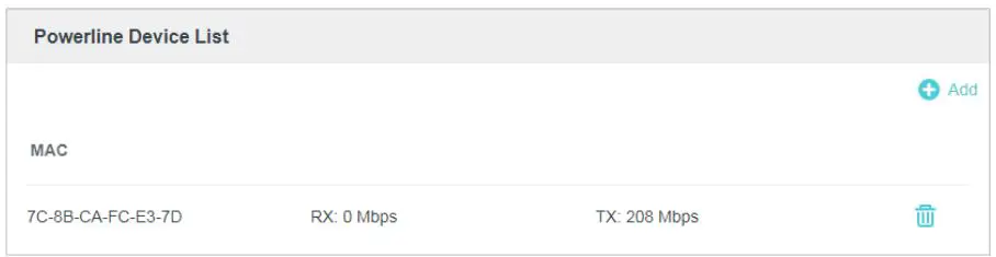 tp-link TL-WPA7517 AV1000 Gigabit Powerline ac Wi-Fi Extender User Guide - Go to the Status page and click the Powerline Network icon