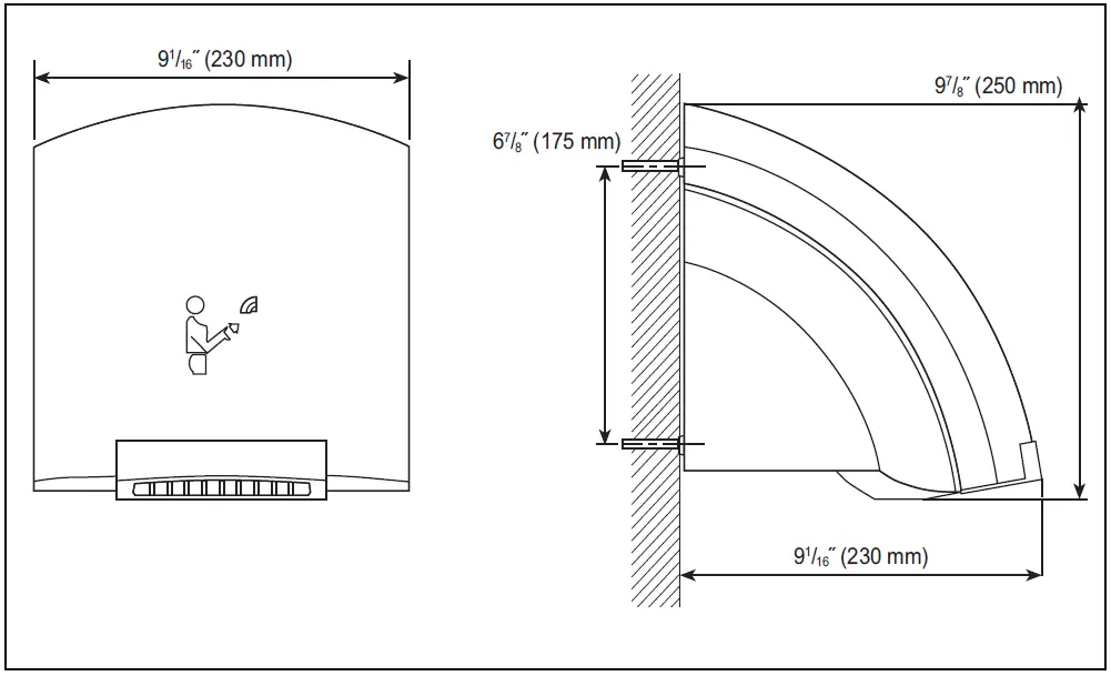 STIEBEL-ELTRON-073724-G-GALAXY-M1-Hand-Dryer-fig-7