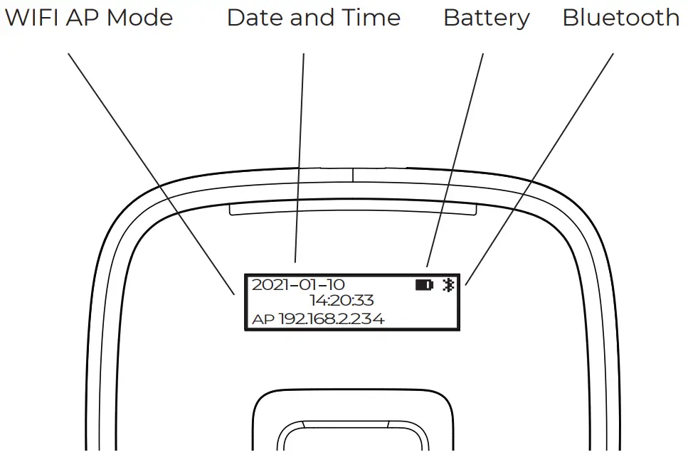 ANVIZ M Bio Portable Bluetooth Enabled Fingerprint &amp RFID Device - Appearance2