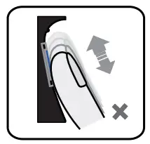 ANVIZ M Bio Portable Bluetooth Enabled Fingerprint &amp RFID Device - slide your finger