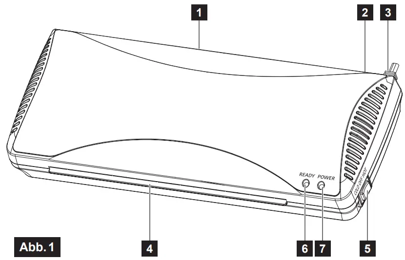 hama 00050561 Home and Office DIN A4 or 250 Laminator - abb