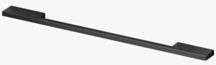 FISHER PAYKEL AHD5RD2484WB Square Fine Black Handle Kit for Integrated Refrigerator Freezer