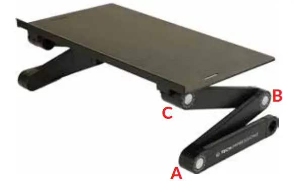 TECH IMPRESSIONS Adjustable & Portable Laptop Stand - overview