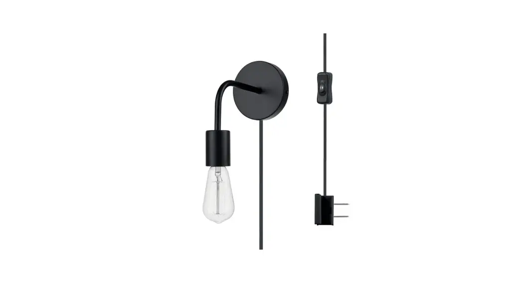 Globe 52103 Electric Holden 1-light Matte Black Plug-in Or Hardwire Wall Sconce Installation Guide Globe 52103 Electric Holden 1-light Matte Black Plug-in Or Hardwire Wall Sconce Installation Guide