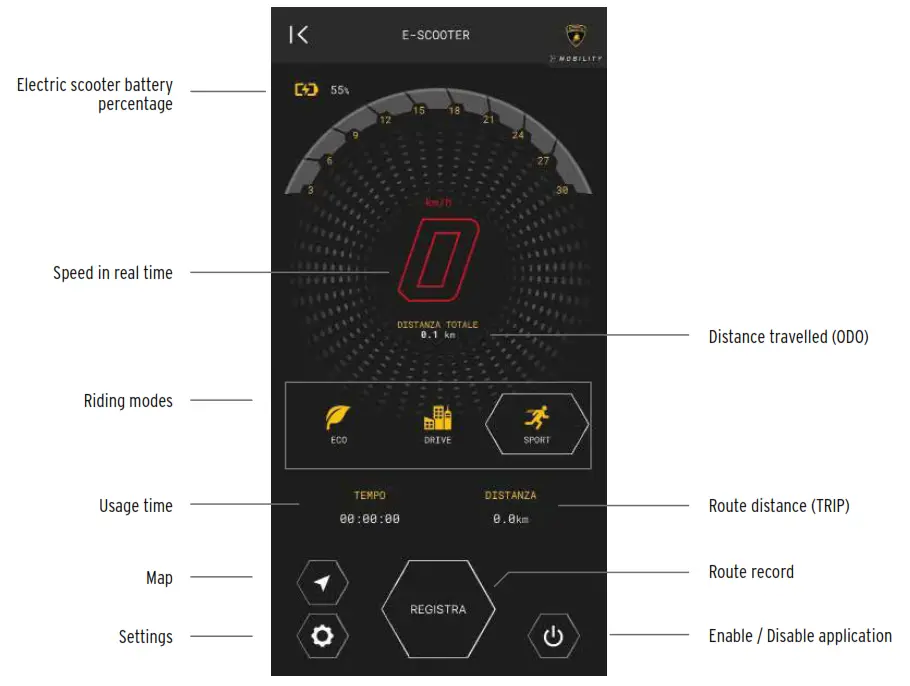 Lamborghini AL1 Electric Scooter - CHARGING.gpng