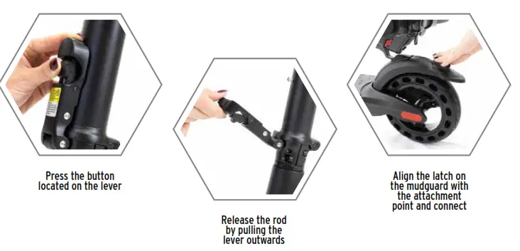 Lamborghini AL1 Electric Scooter - button