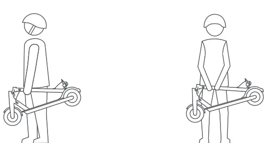 Lamborghini AL1 Electric Scooter - hand