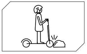 Lamborghini AL1 Electric Scooter - obstacles