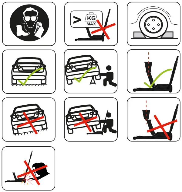 BAHCO BH1EU3000 Trolly Jack - Fig 1