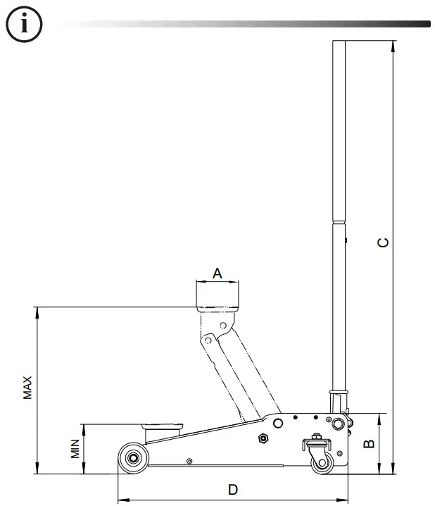 BAHCO BH1EU3000 Trolly Jack - Fig 5