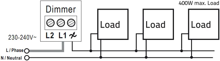 LED s light proventa Universal Lighting Dimmer A01