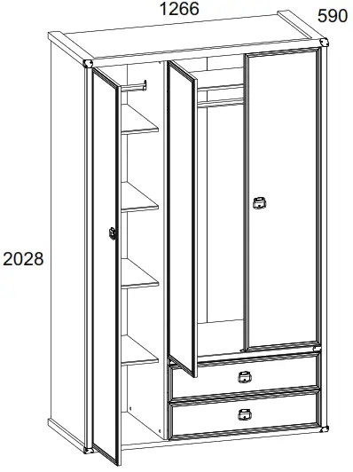 MAGELLAN 3DG2S Cupboard - 1