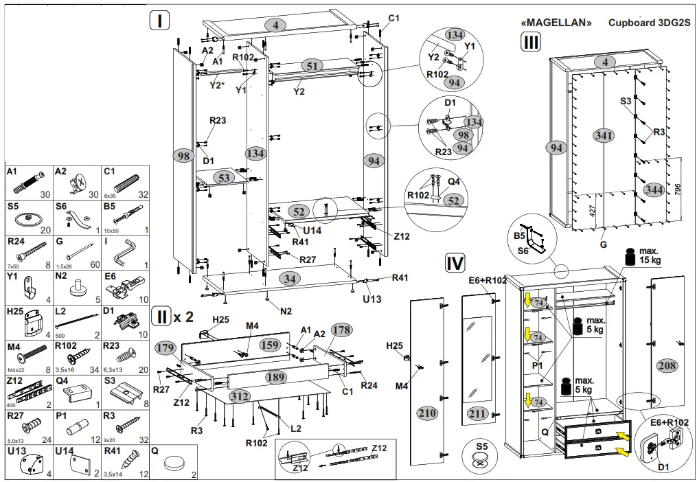 MAGELLAN 3DG2S Cupboard - 3