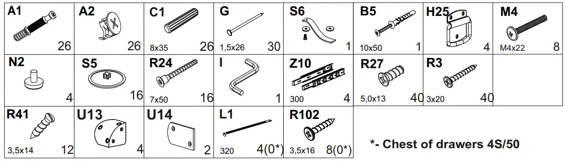 MAGELLAN 4S Chest of Drawers - FIG 2