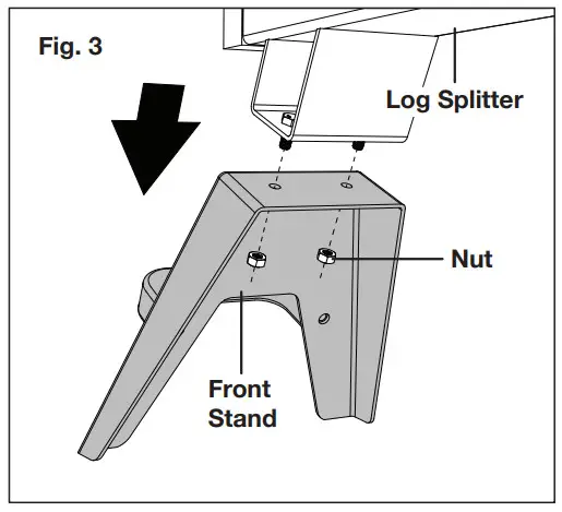 SUNJOE LJSS100 LOG Splitter Support Stand - Disassemble 3