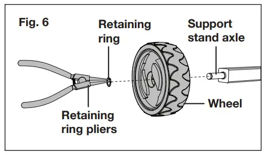 SUNJOE LJSS100 LOG Splitter Support Stand - Disassemble 6