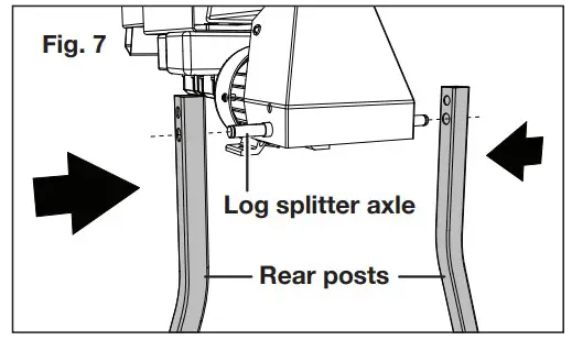 SUNJOE LJSS100 LOG Splitter Support Stand - Disassemble 7
