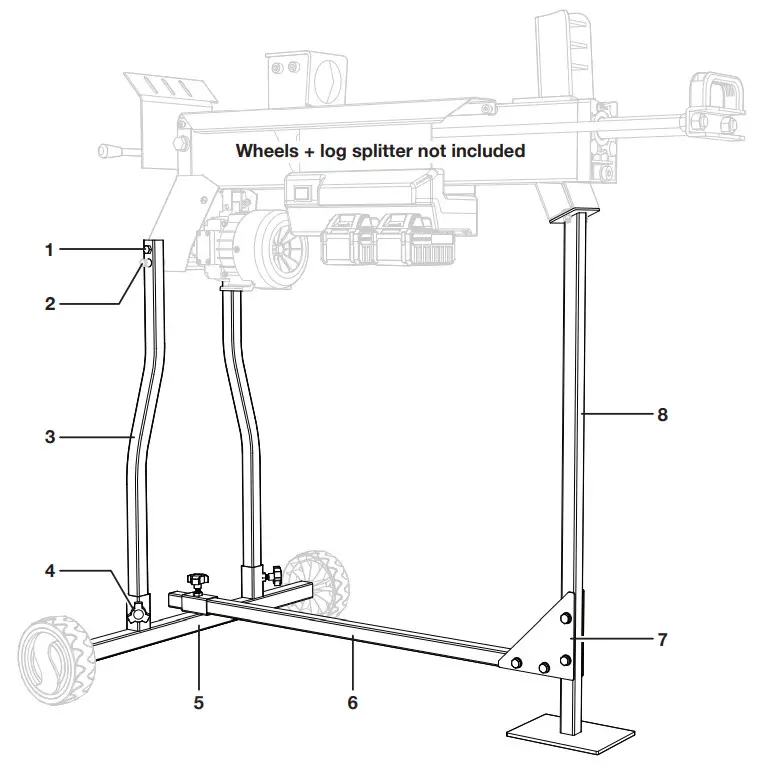 SUNJOE LJSS100 LOG Splitter Support Stand - Support Stand