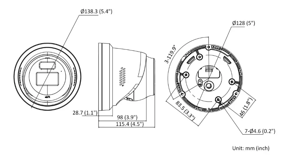 HIKVISION DS - Dimension