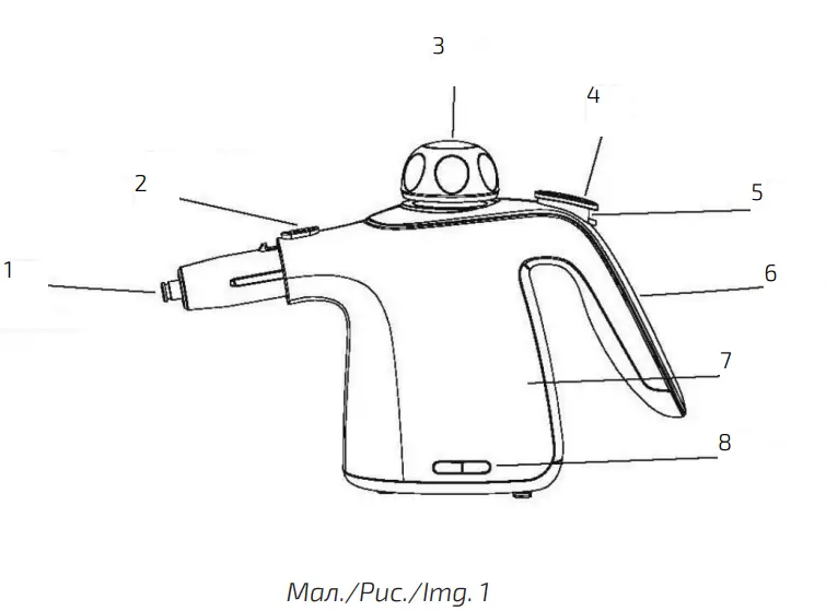 cecotec Hydrosteam 1040 Active and Soap Steam Cleaner-fig2